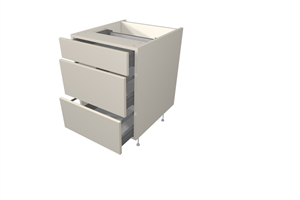 2 Pot 1 Thin Drawer Base Unit (Blum Tandem Soft Close)